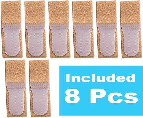 Miniatura 8 de Broken Finger Wraps 8 Pack Finger Buddy Straps Finger Splint Buddy Tape for Jammed and Broken Fingers for Hammer Toe Broken Fractured Toes