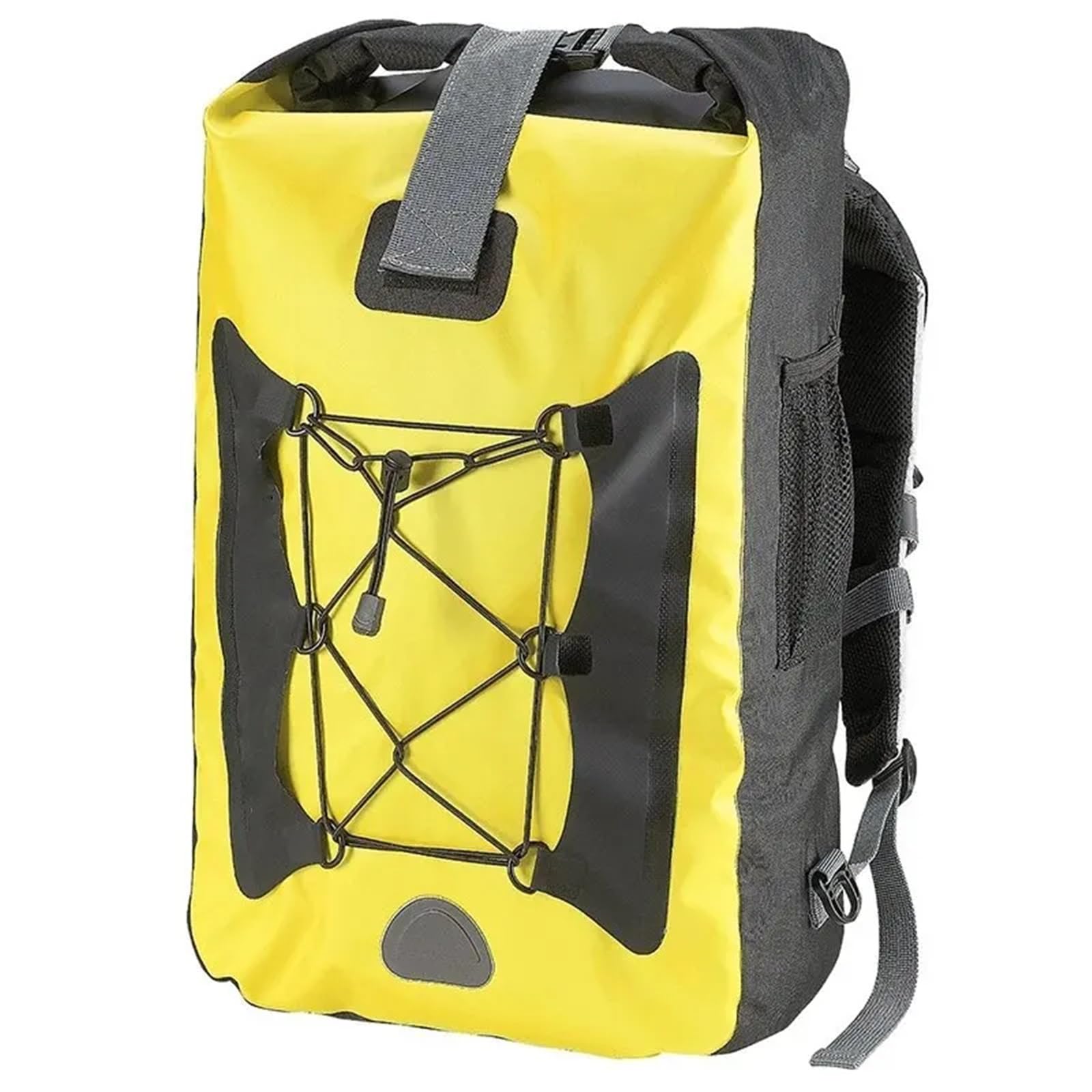 Zaino impermeabile con chiusura a rullo da 20 litri for kayak, spiaggia, rafting, fiume, tour al mare, immersioni, escursionismo(Yellow)