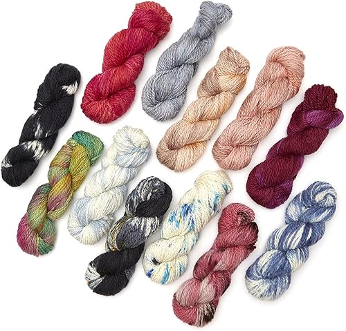 Miniatura 6 de 100% lana de alpaca bebé 100g madeja de peso voluminoso teñida a mano hecha en Perú - Celestialmente suave y perfecta para tejer y hacer ganchillo