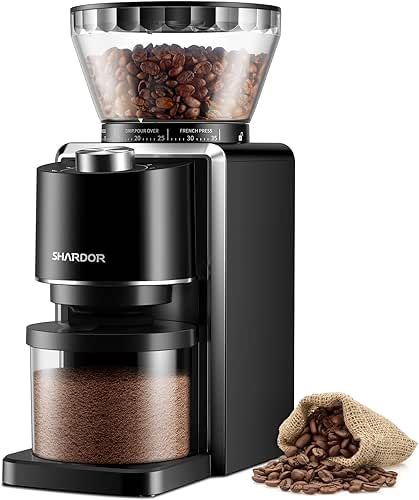 SHARDOR Conical Burr Coffee Grinder, Electric Coffee Bean Grinder with
