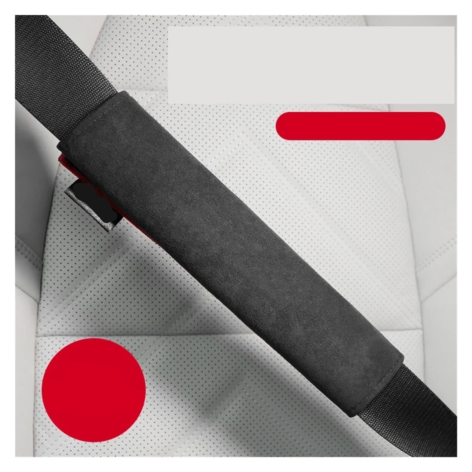 almohadilla cinturon coche Funda protectora for cinturón de seguridad de coche, for accesorios interiores de asientos