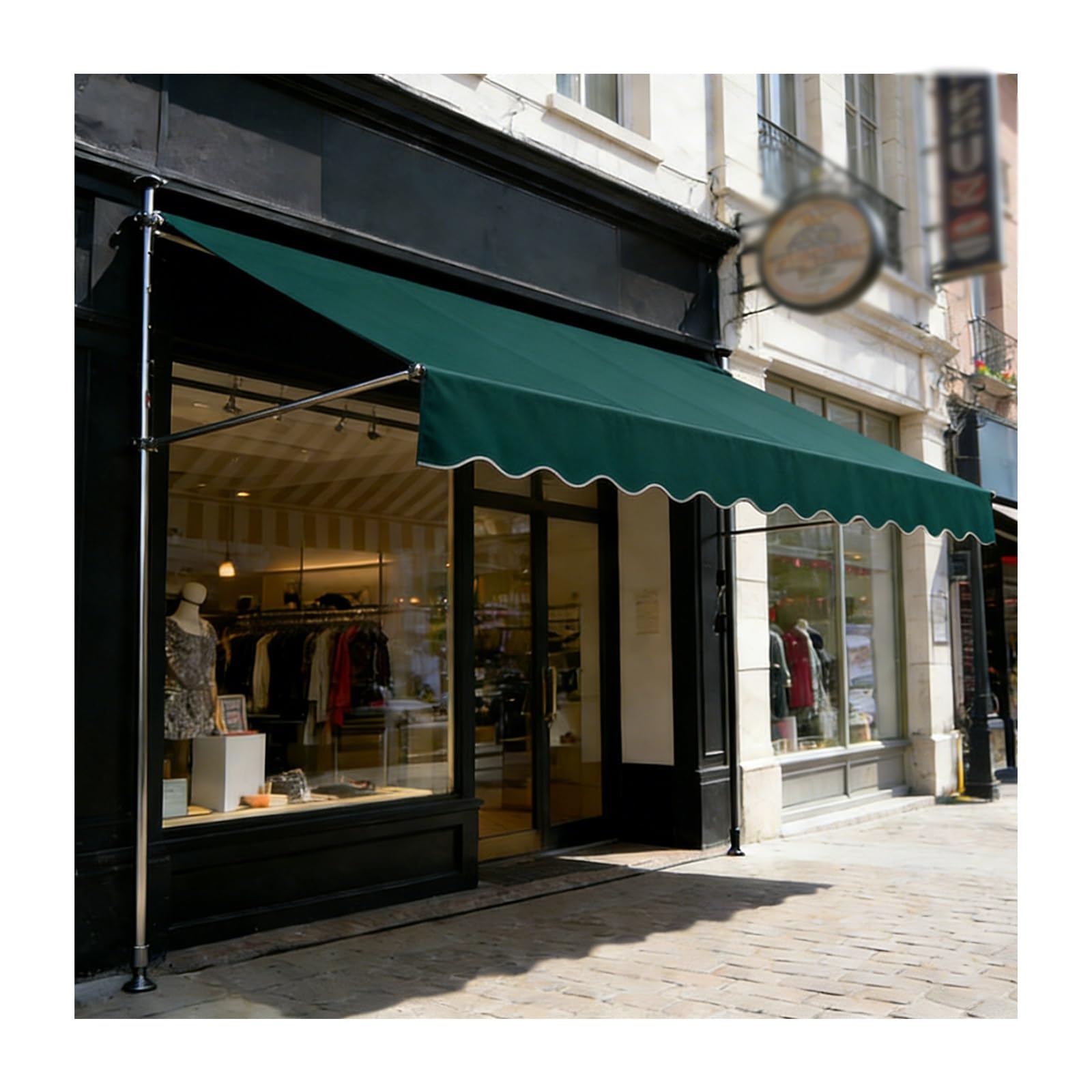 Stores de terrasse rétractables contre la pluie et le soleil de balcon