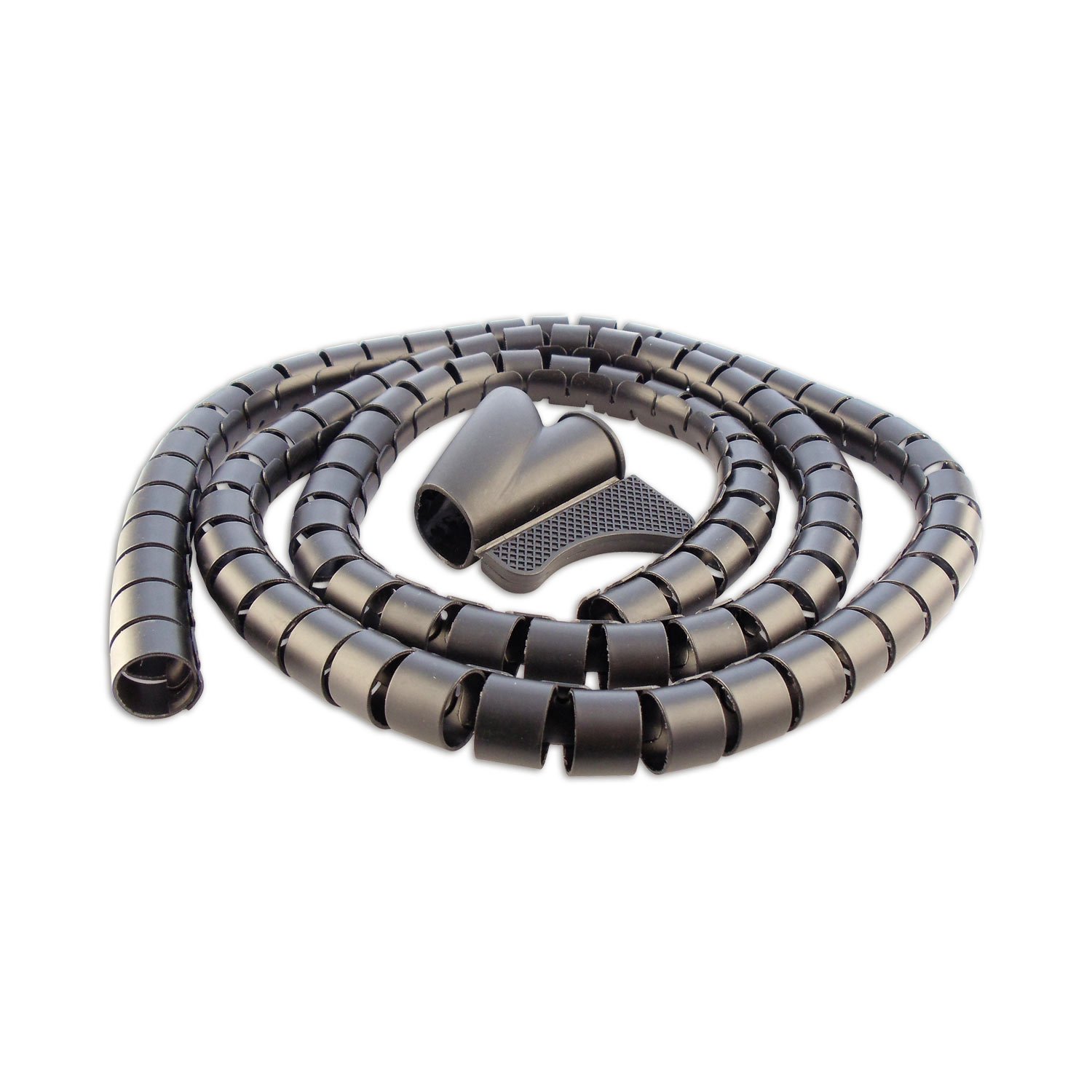 Schwaiger Cable Spiral Hose 28 mm 1.5 m Black