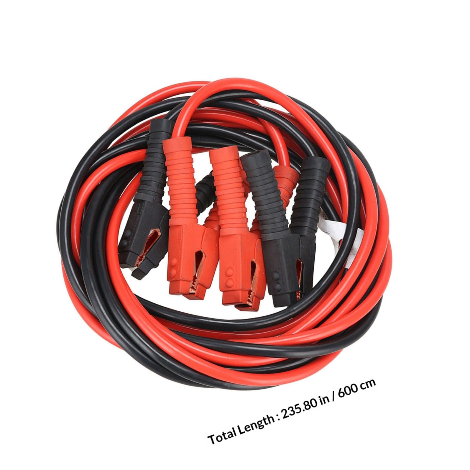 Câbles de Démarrage Voiture en Cuivre et Aluminium, Pinces de Batterie Robustes, Câble Épais 6m pour Connexion Facile Entre Batterie de Démarrage et Générateur