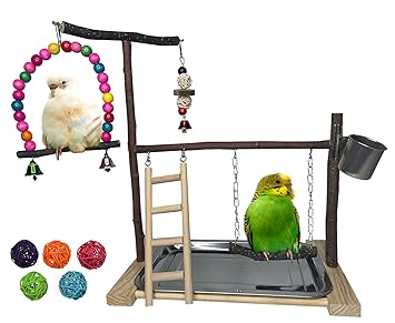 kathson Parrot Playstand Bird Playground