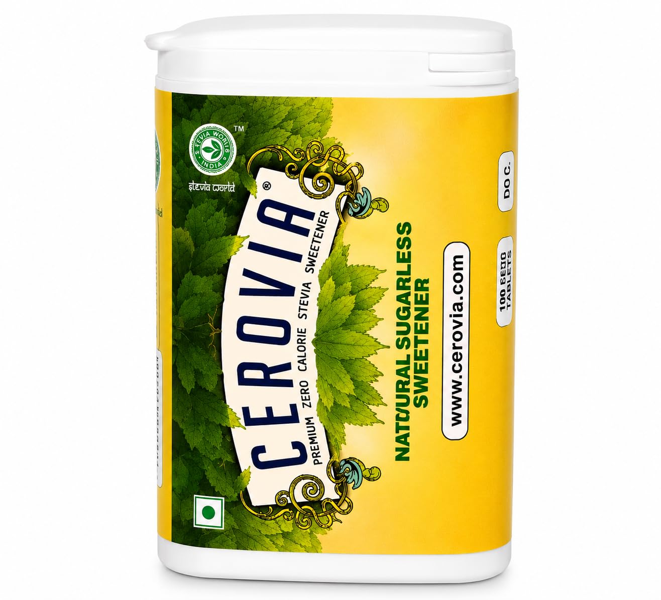 stevia tablets natural sweetener 100 tablets zero calorie sugar free zero glycemic index zero carbohydrate gluten free sugar substitute for tea coffee beverages — Amazon image 6