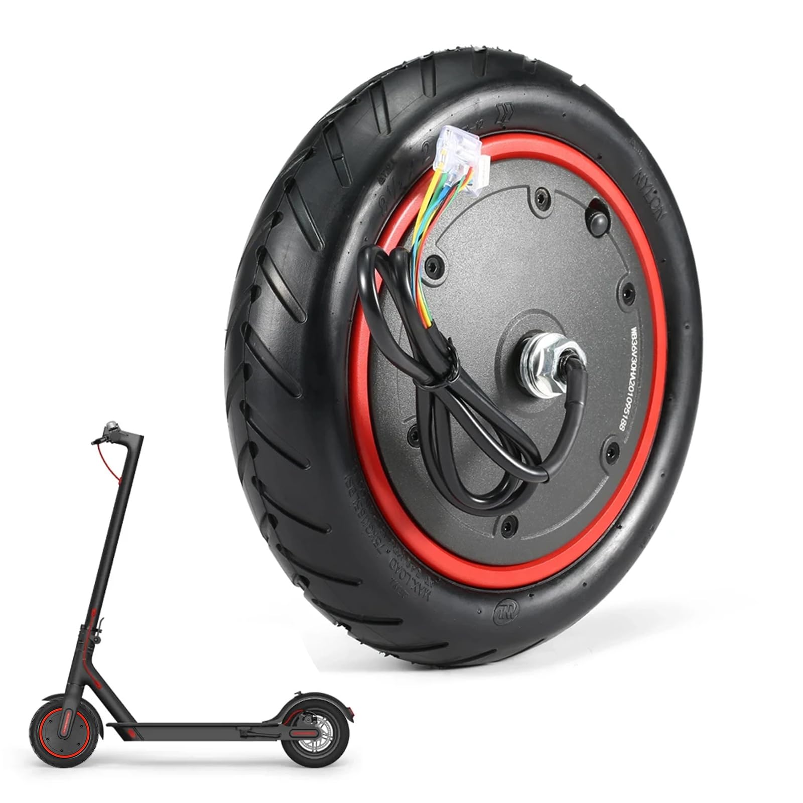 Motor de 350 W, repuesto para M365 Pro, motor de scooter con neumáticos de goma maciza, 36 V, 350 W, motor de accionamiento pro/pro2, motor de accionamiento para Xi ao .mi 1S M365 Pro, Pro 2,Mi3