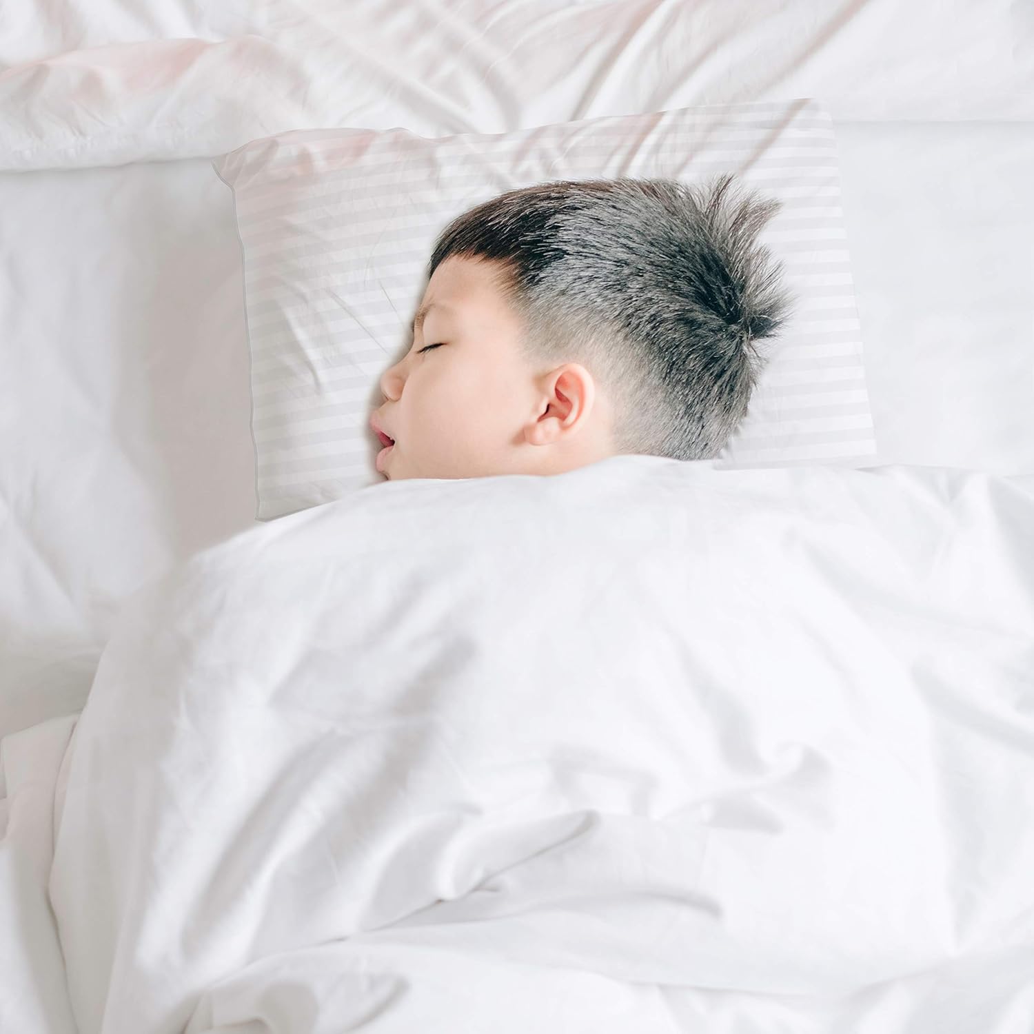 Utopia Bedding 2 Pack Toddler Pillow - Baby Pillows for Sleeping - Cotton Blend Shell with Polyester Filling - Pack of 2 Kids Pillows - White - 13 x 18 Inches : Baby