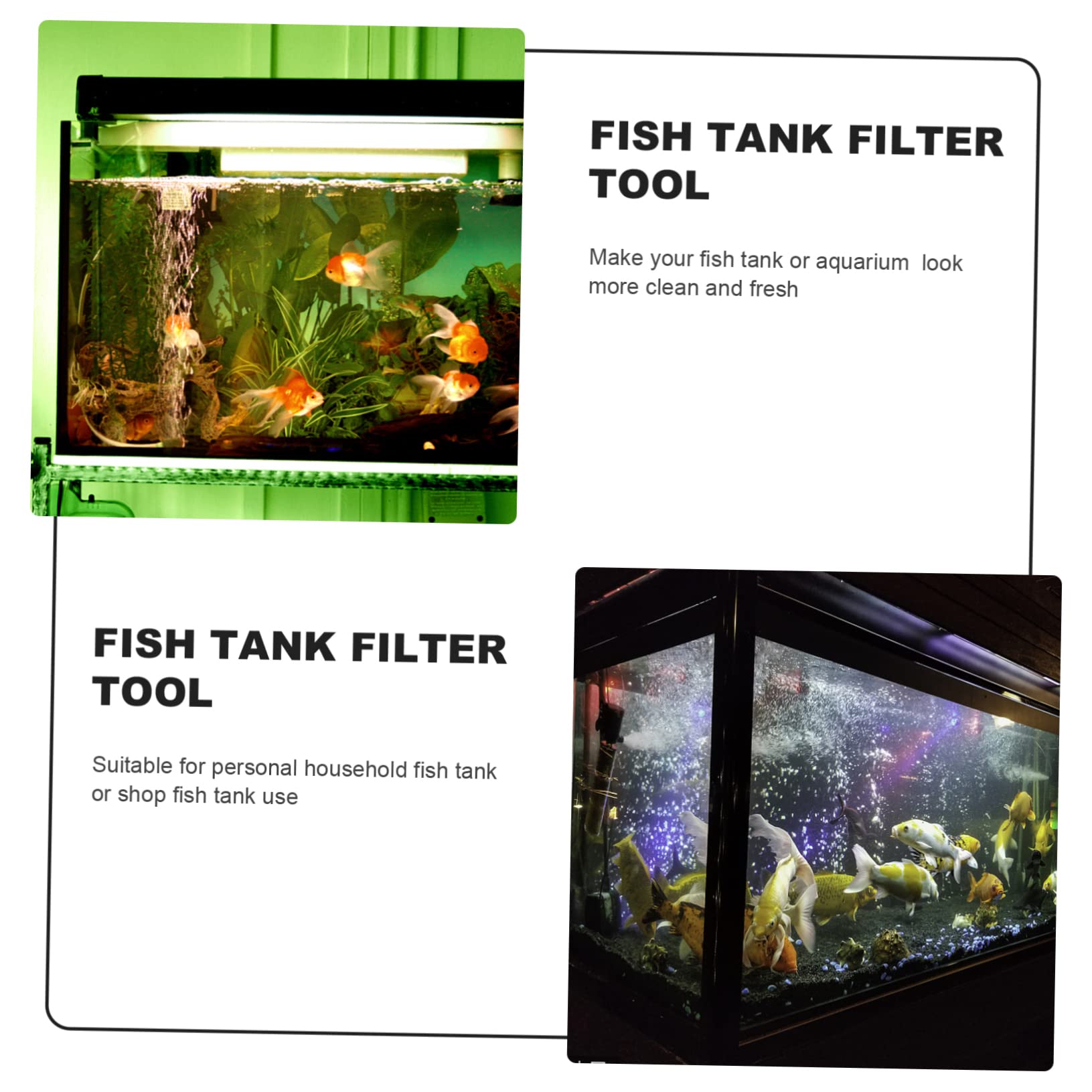 Gatuida 2piezas Cubo De Purificación De Agua Filtro para Pecera Herramienta De Filtración Subacuática para Acuario Limpiador Purificador De Agua para Limpieza De Peceras