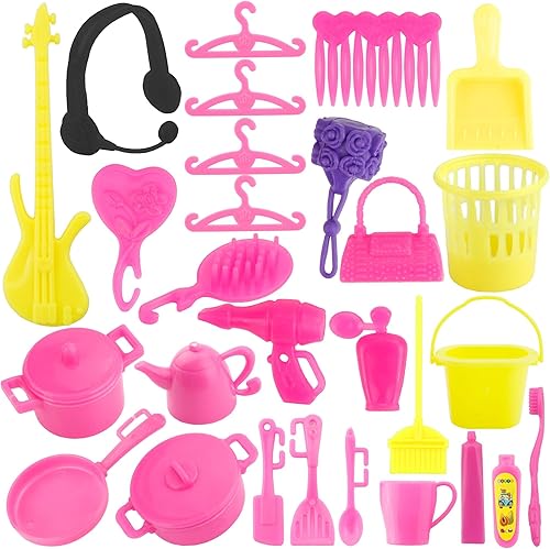 Miniatura 10 de JANYUN Ropa y accesorios de muñeca de Navidad juegos de ropa de muñeca trajes de fiesta disfraces de regalo de Navidad zapatos de muñeca para