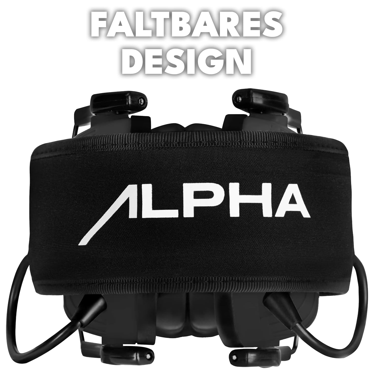 ACE Alpha Capsule Protection auditive – Protections auriculaires actives pour travail/chasse/tir – EN 352 – Noir