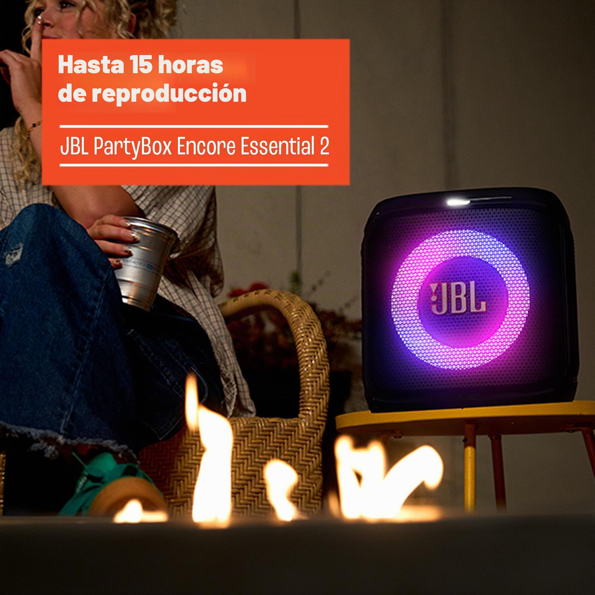 JBL PartyBox Encore Essential 2 Altavoz Portátil Negro