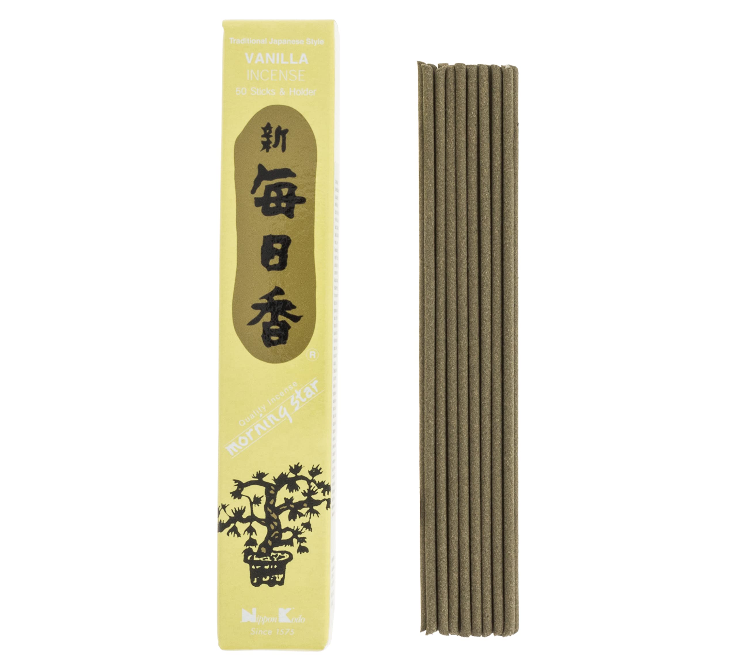 Nippon Kodo Co. Morning Star Vanilla Incense – 50 Sticks