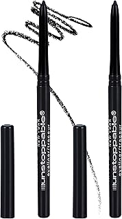 Maybelline Unstoppable Waterproof Mechanical Black Eyeliner, Onyx, 2 Count