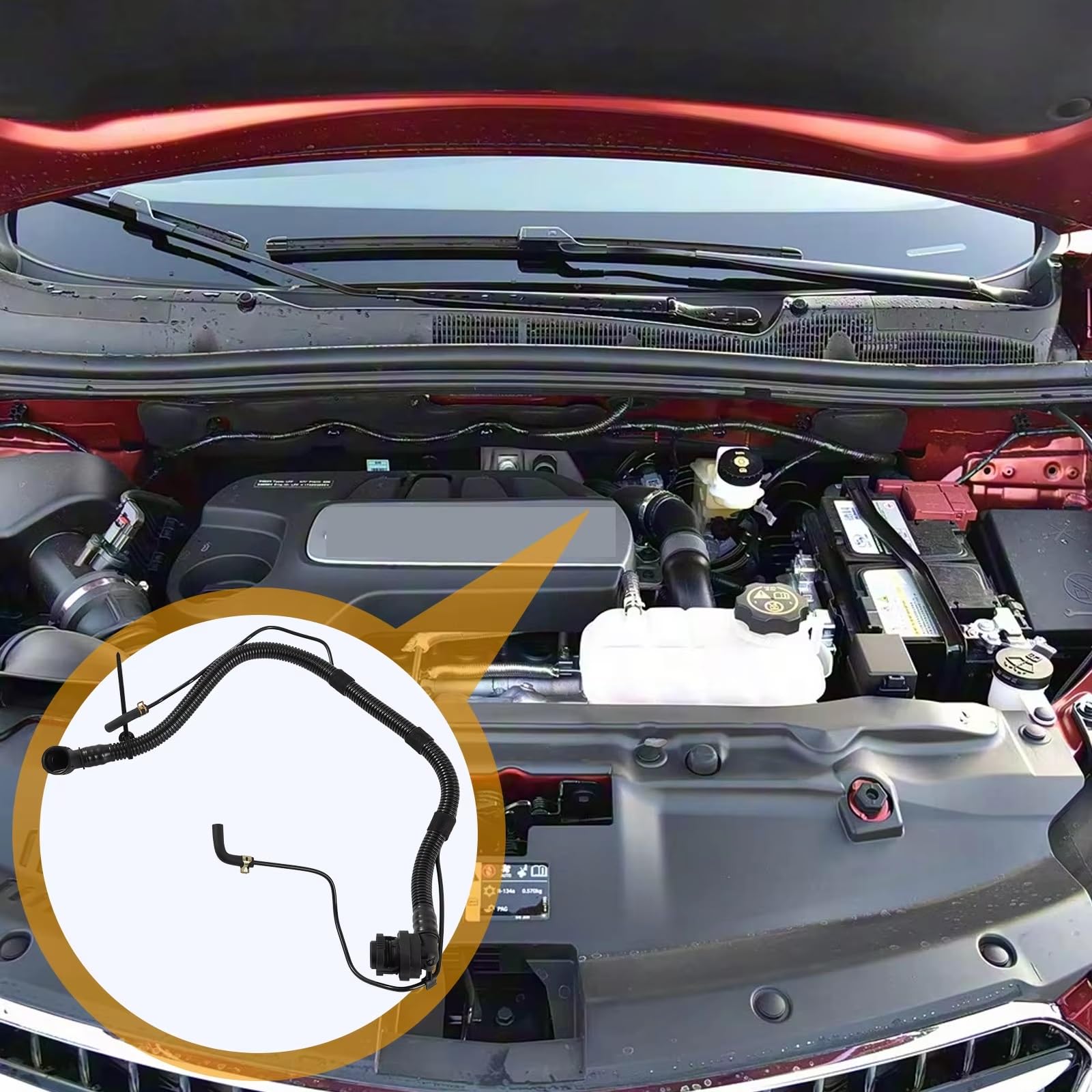 Manguera de Control de emisiones, para Opel, para Astra Mk6 J Hatchback P10 2010 2011 2012 2013 2014 2015 Manguera de ventilación del cárter PCV Tubo 25193343 55568267