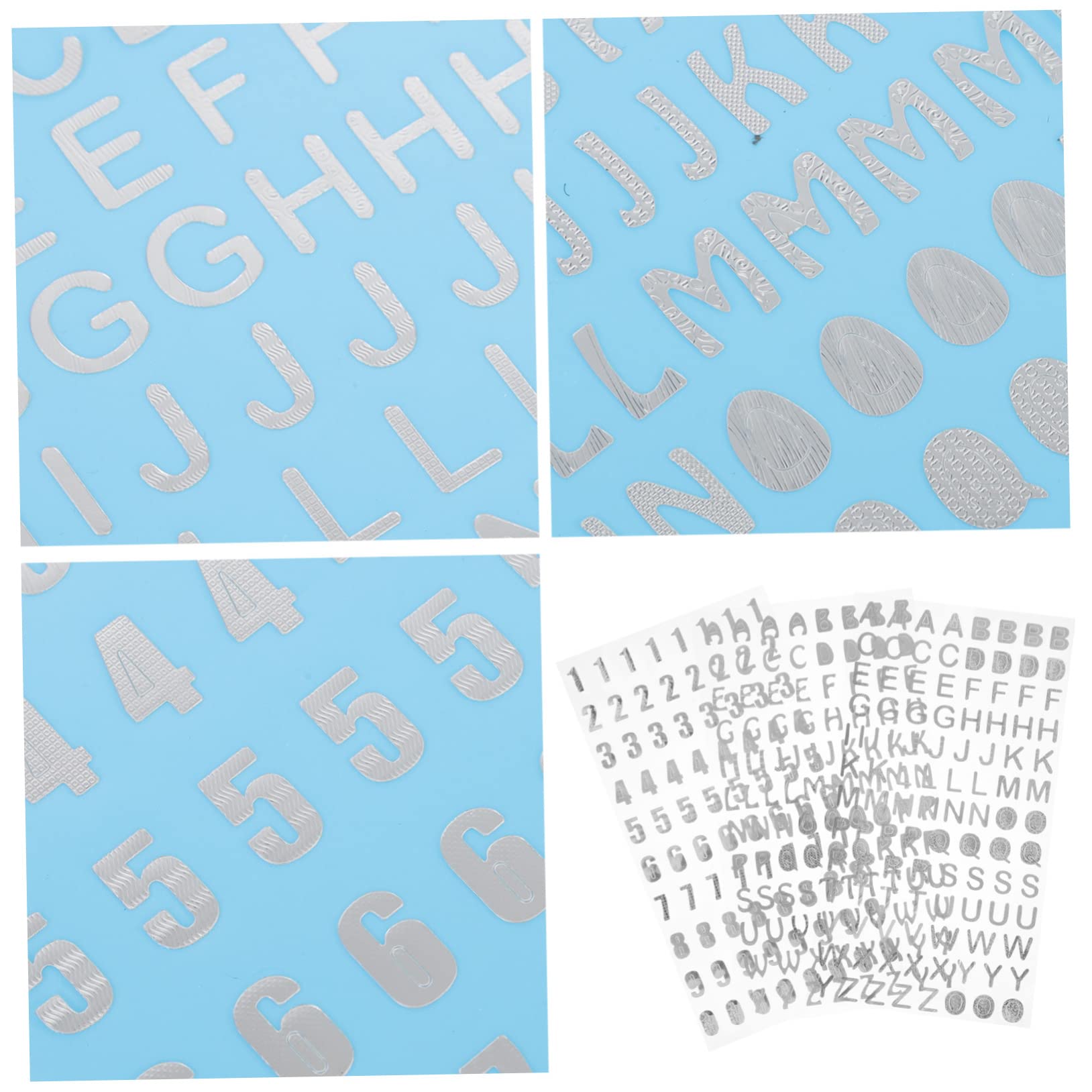 Abaodam 30fogli Decalcomanie Adesive Per Scrapbook e Decorazioni Per Album Biglietti e Attività Scolastiche