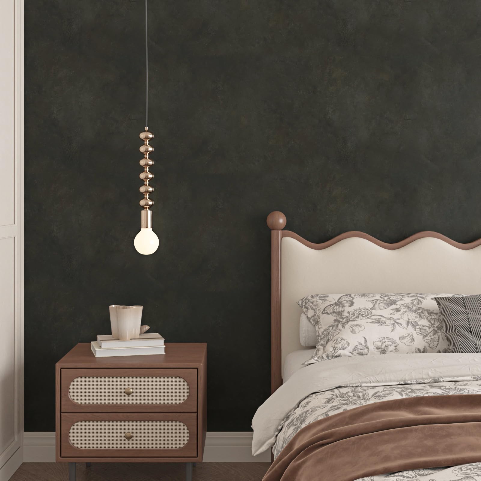 Rust Charcoal Gray Concrete Wallpaper Peel and Stick Dark Industrial Textured Cement Wallpaper Vintage Self Adhesive Contact Paper for Countertops Kitchen Bedroom Accent Wall Cabinets Decor