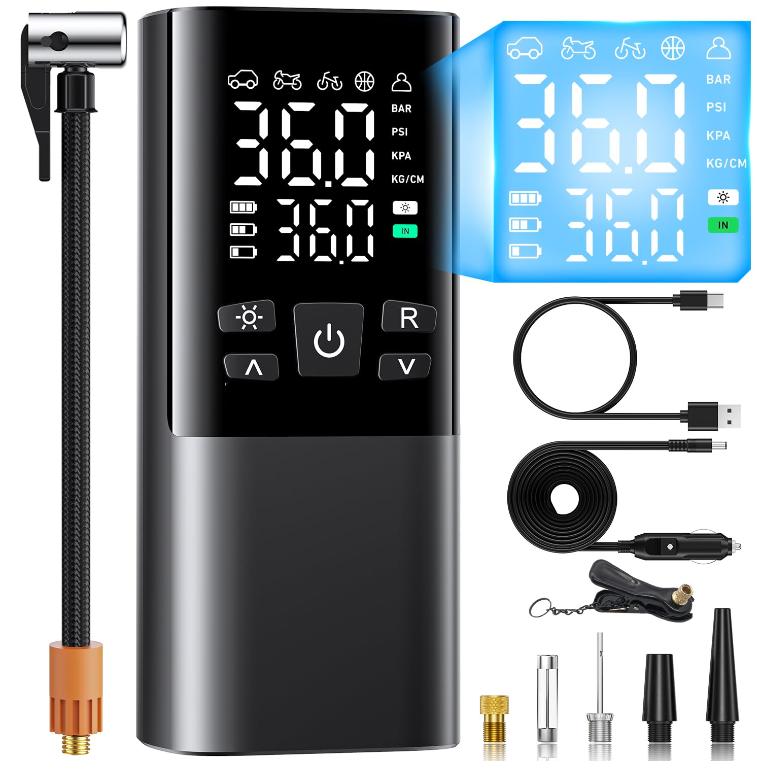 FUAUFAS 電動空気入れ