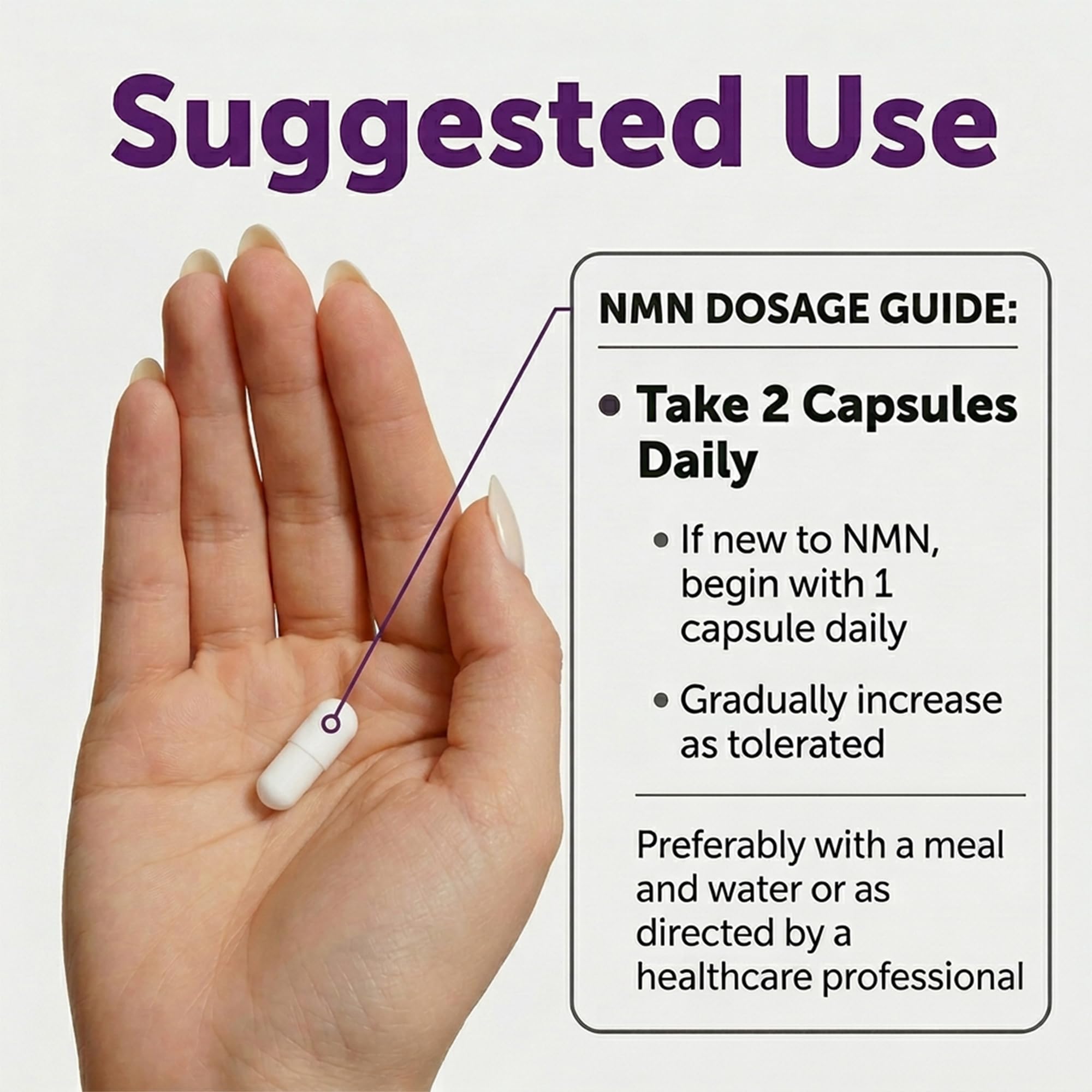 NMN Supplement 1500mg per Serving 15-in-1 Complex Formula with Nicotinamide Mononucleotide, CoQ10, Quercetin, TMG, Resveratrol Supports Cellular Energy & NAD+ Balance 120 Capsules — Amazon image 6