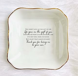 BAT TRANG Gift for mom - Mom ring dish, Mother in law, Step mom, To my other Mom, Stepmother Jewelry dish