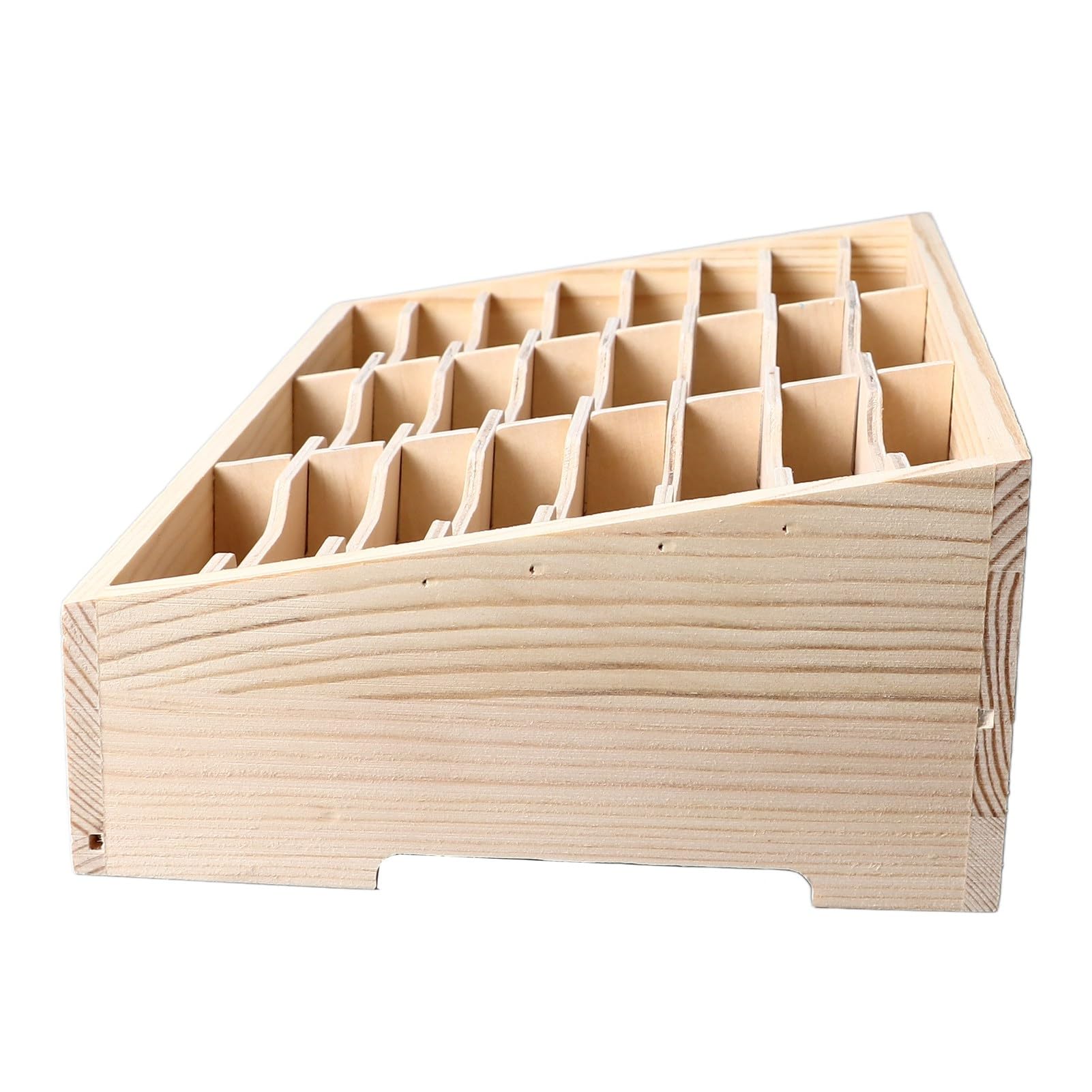 Organizzatore di scatole portaoggetti da scrivania in legno per riunioni multi rack per ufficio