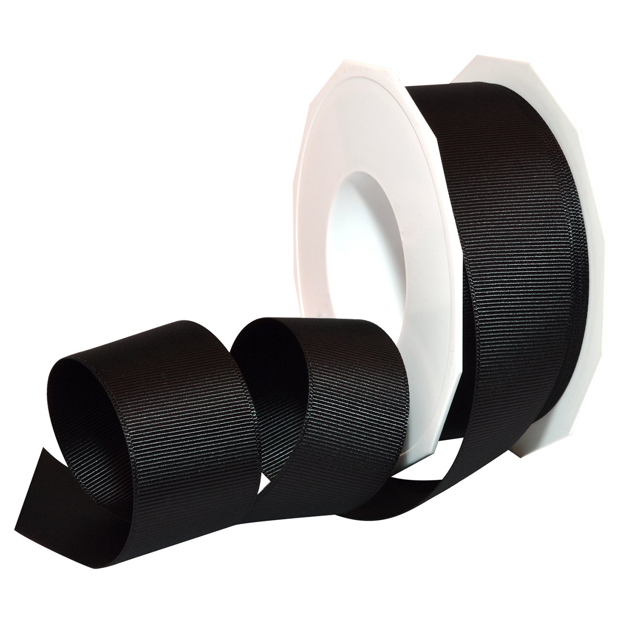 Morex nastro grosgrain, nero, 1 – 1/5,1 cm x 91,4 m