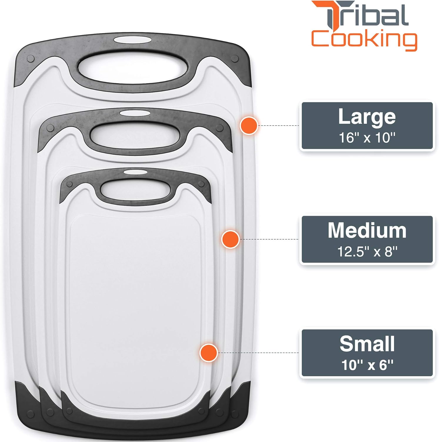 Black Friday Sale 2022 Tribal Cooking Cutting Board Set - 3 Kitchen Chopping Boards, Small to Large, Non-Porous Plastic, Dishwasher Safe, Non Slip with Juice Grooves and Handles - Clean, Durable, Heat Resistant Exclusive Discount 80% Offer Tribal Cooking Cutting Board Set - 3 Kitchen Chopping Boards, Small to Large, Non-Porous Plastic, Dishwasher Safe, Non Slip with Juice Grooves and Handles - Clean, Durable, Heat Resistant