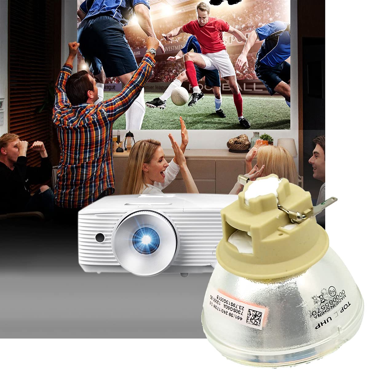 SP.7AZ01GC01 Lampada Proiettore per Optoma DLP HD27Be HD144X HD27e HD143X EH334 HD243X HD270e WU334 WU335 WU336 WU337 DH350 EH334 EH335 EH336 EH337 lampade per Videoproiettore