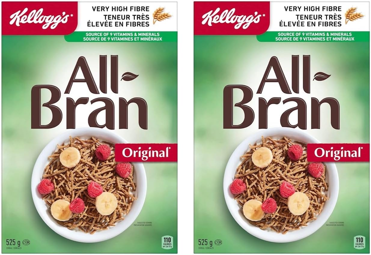 Kellogg's All Bran Buds Cereal 500g/17.6oz, 2Pack