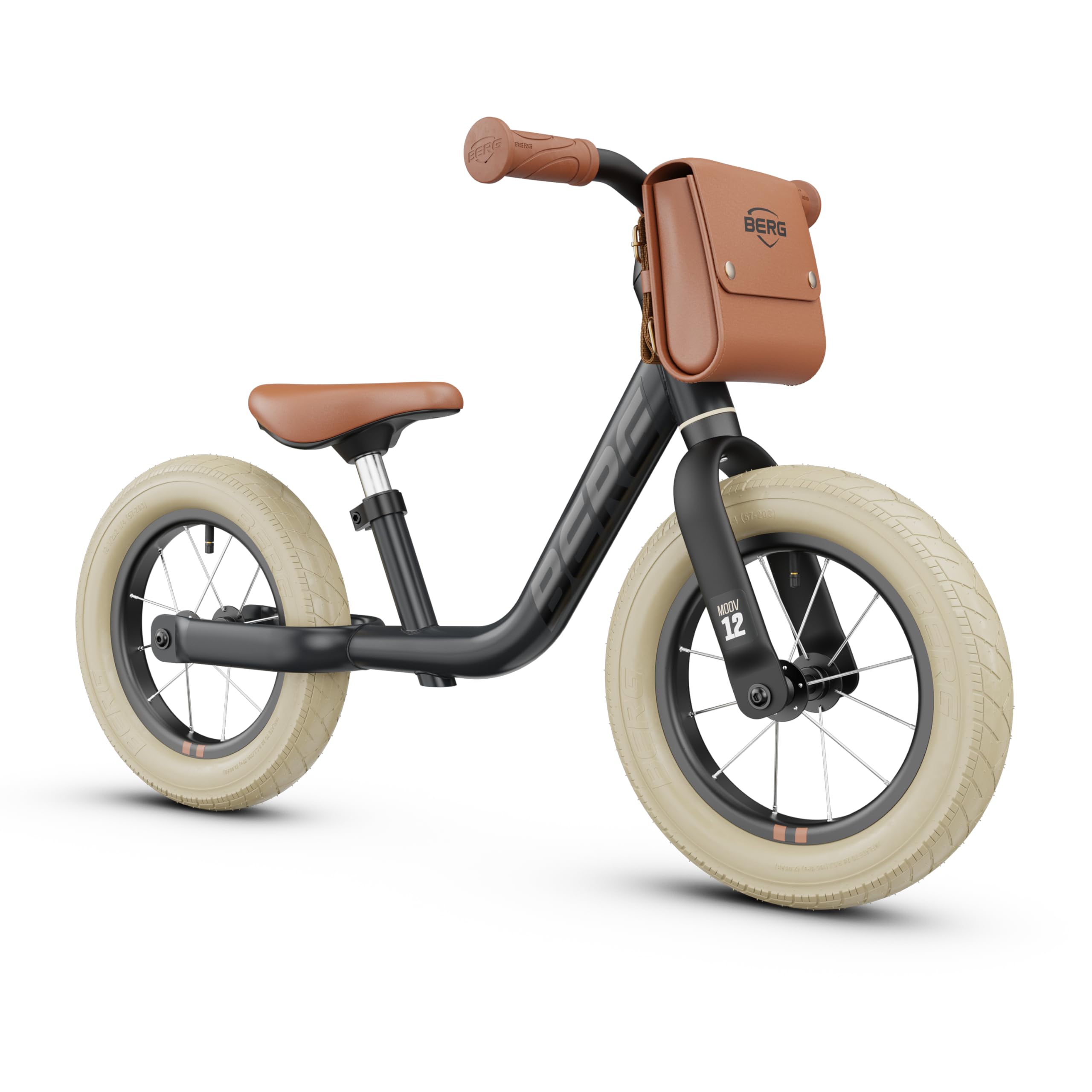BERG MOOV 12 Balance Bike Retro Black 2.5+ Years