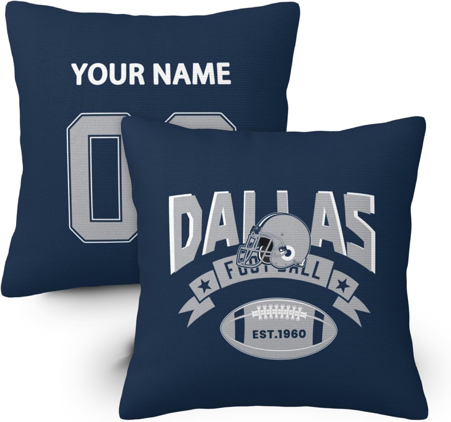 Sfodcovy Custom Dallas Pillow Case Cover Personalized Throw