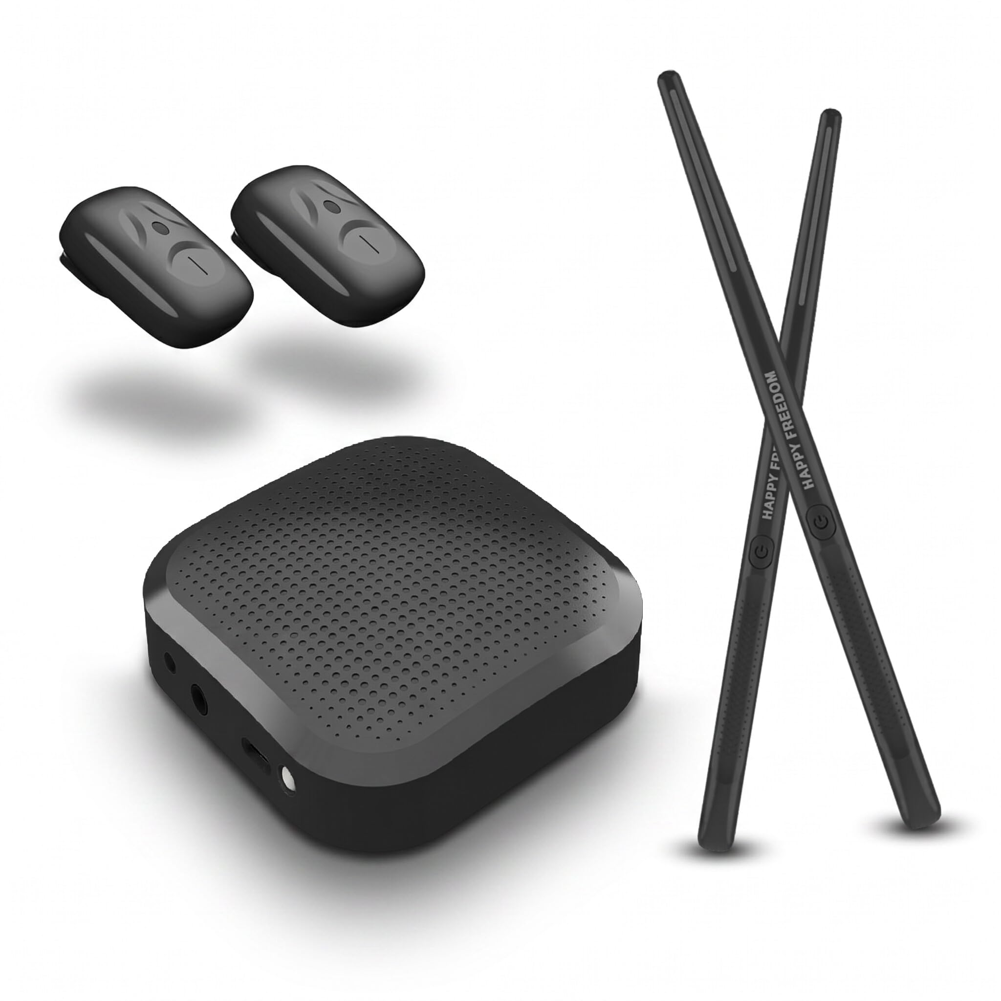 Set di Batteria per realtà Virtuale, Kit di Batteria Ad Aria, Set di Batteria Elettrica per Bambini Adolescenti Adulti, Set di Batteria Elettronica Portatile, Regali di