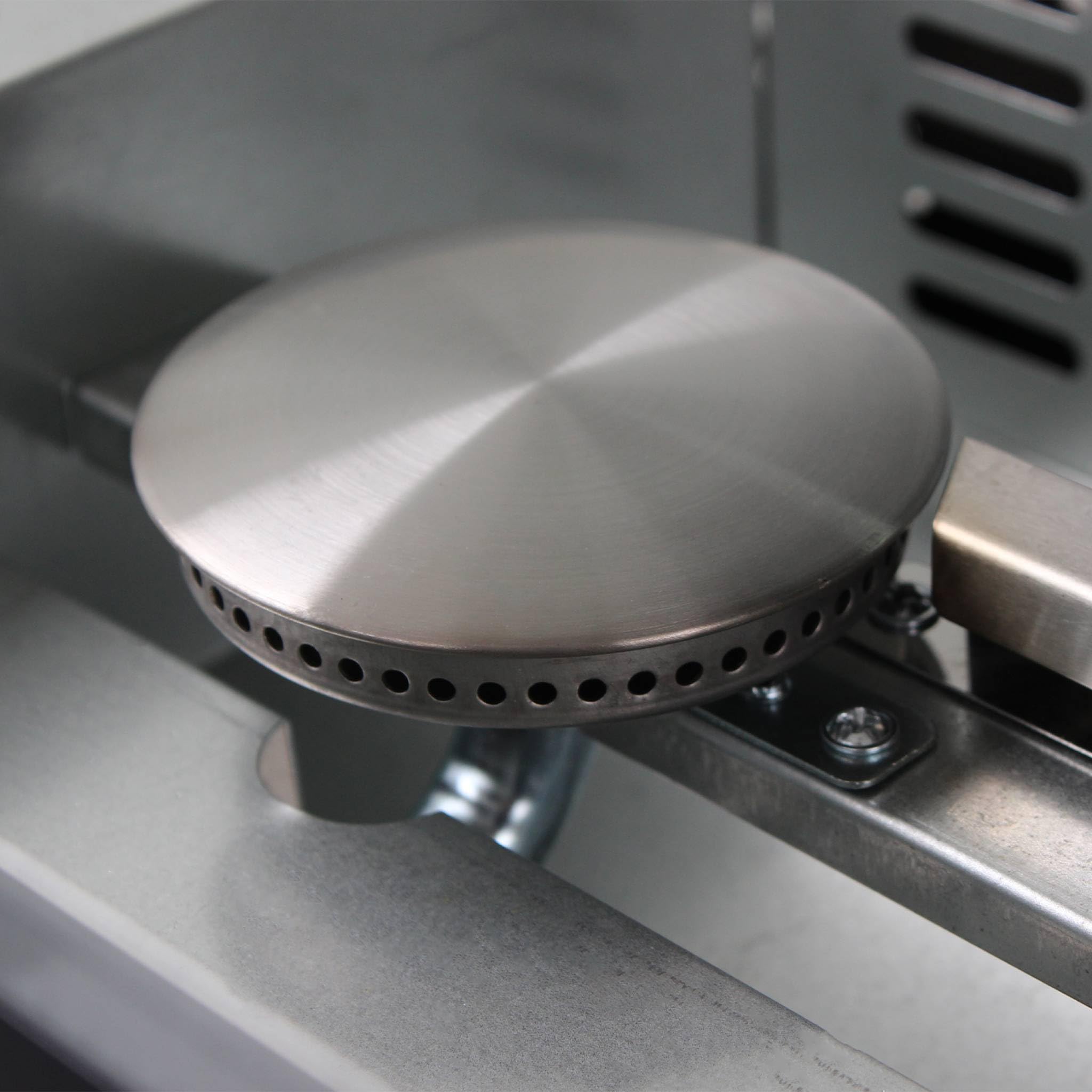 Alice's Garden Plancha au gaz 2 brûleurs Porthos 5 KW INOX Barbecue