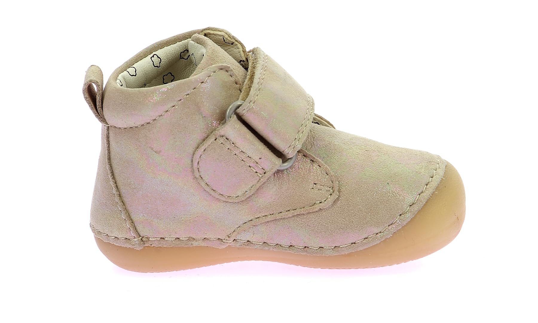 Kickers Sabio, Bottillons Fille, Rose Irise, 27