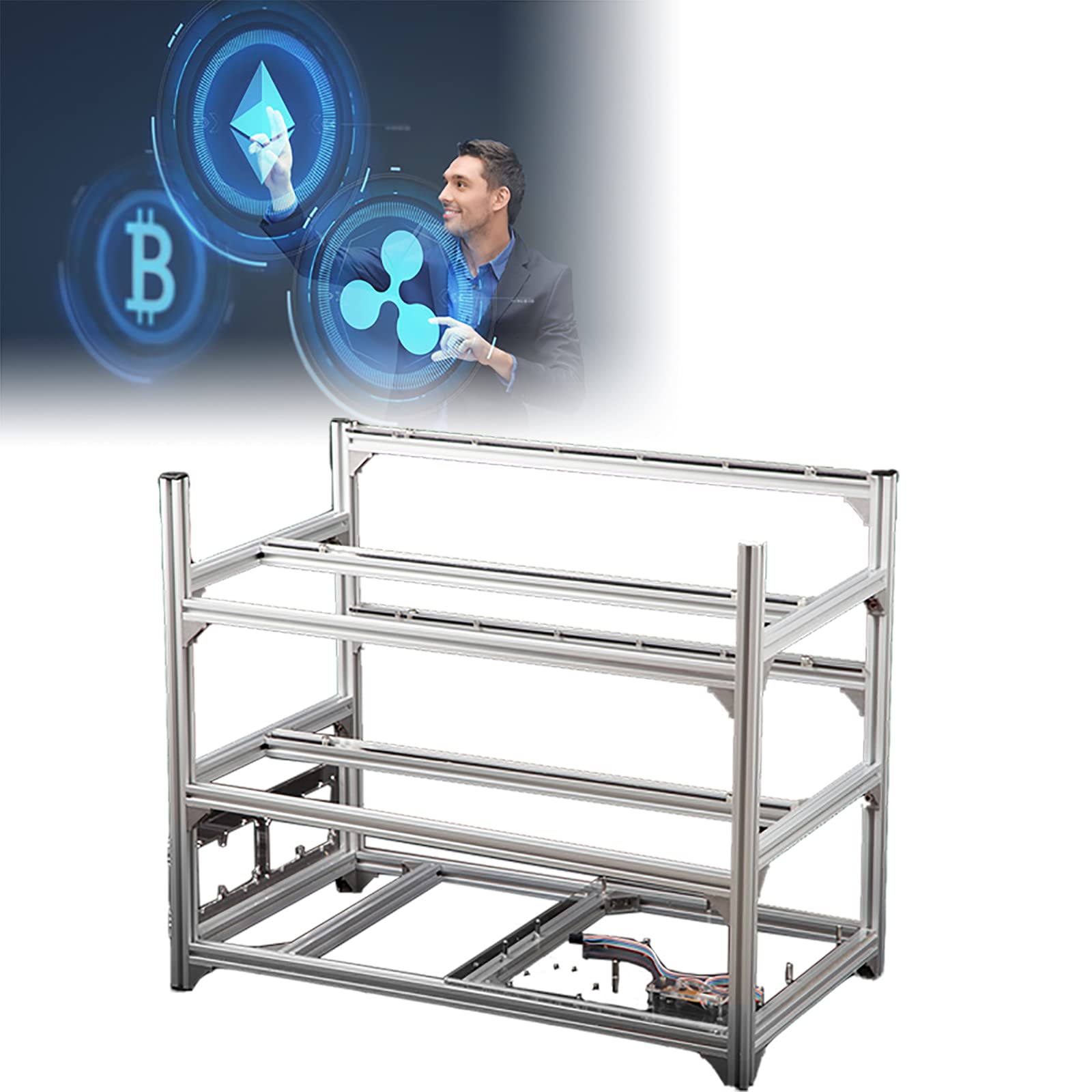 Gpu Mining Frame 12 14 Card Mining Rig Frame Suitable Desertcart