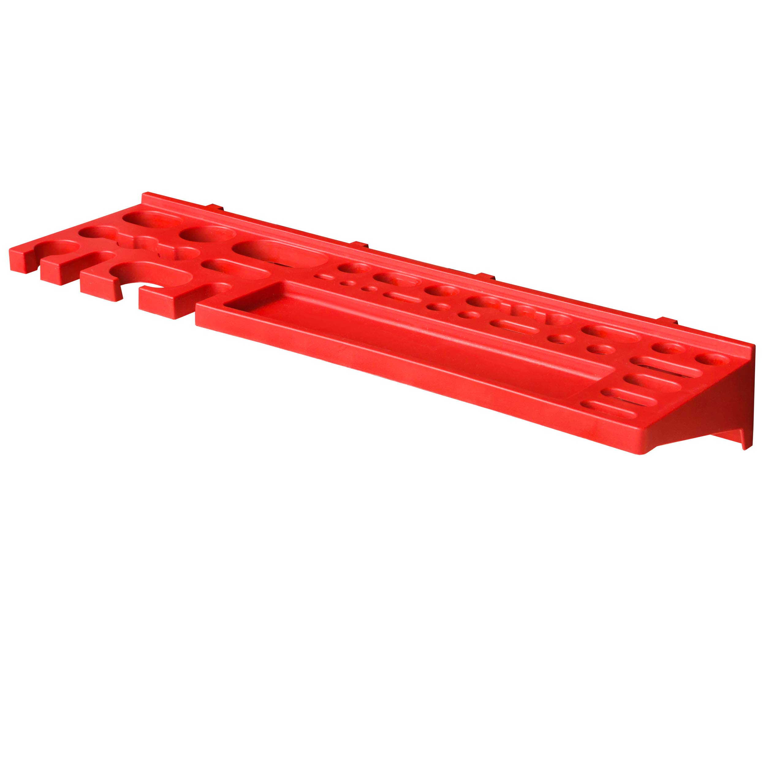 Estantería de Pared Botle de 178 x 78 cm, Kit de Almacenamiento con 30 Cajas de Plástico Negro con Tapa Transparente, Portaherramientas para Taller y Banco de Trabajo