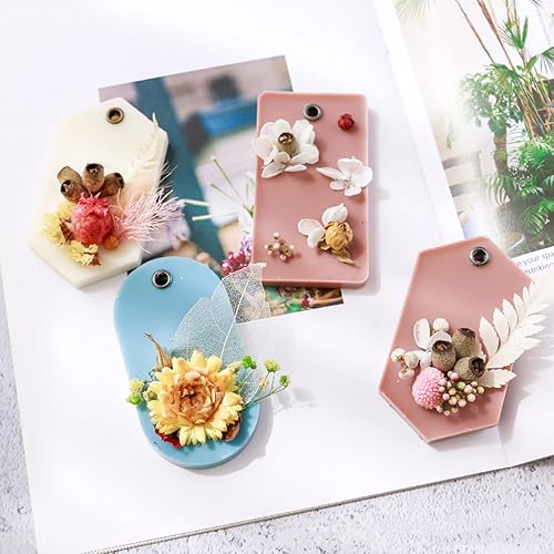 Miniatura 8 de Molde de cera de silicona creativa de 6 agujeros para cera de rombo, rectángulo ovalado, molde para tabletas, yeso para velas, jabón epoxi, moldes