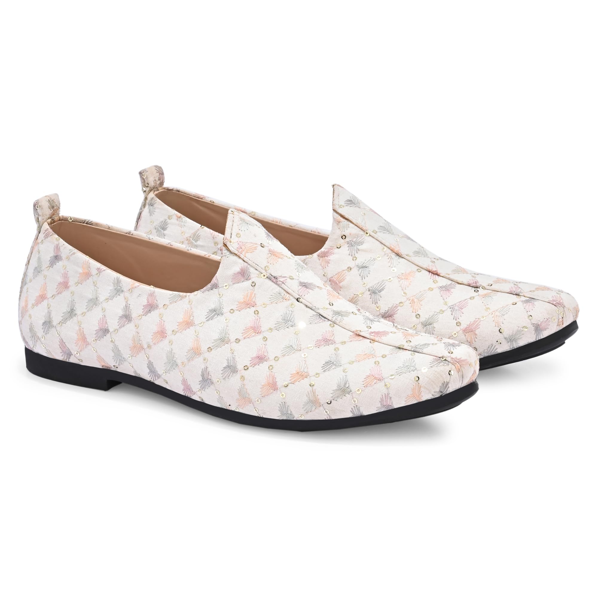 Phulkari Royal Look Mojaris Juttis Slip On for Men-image-2