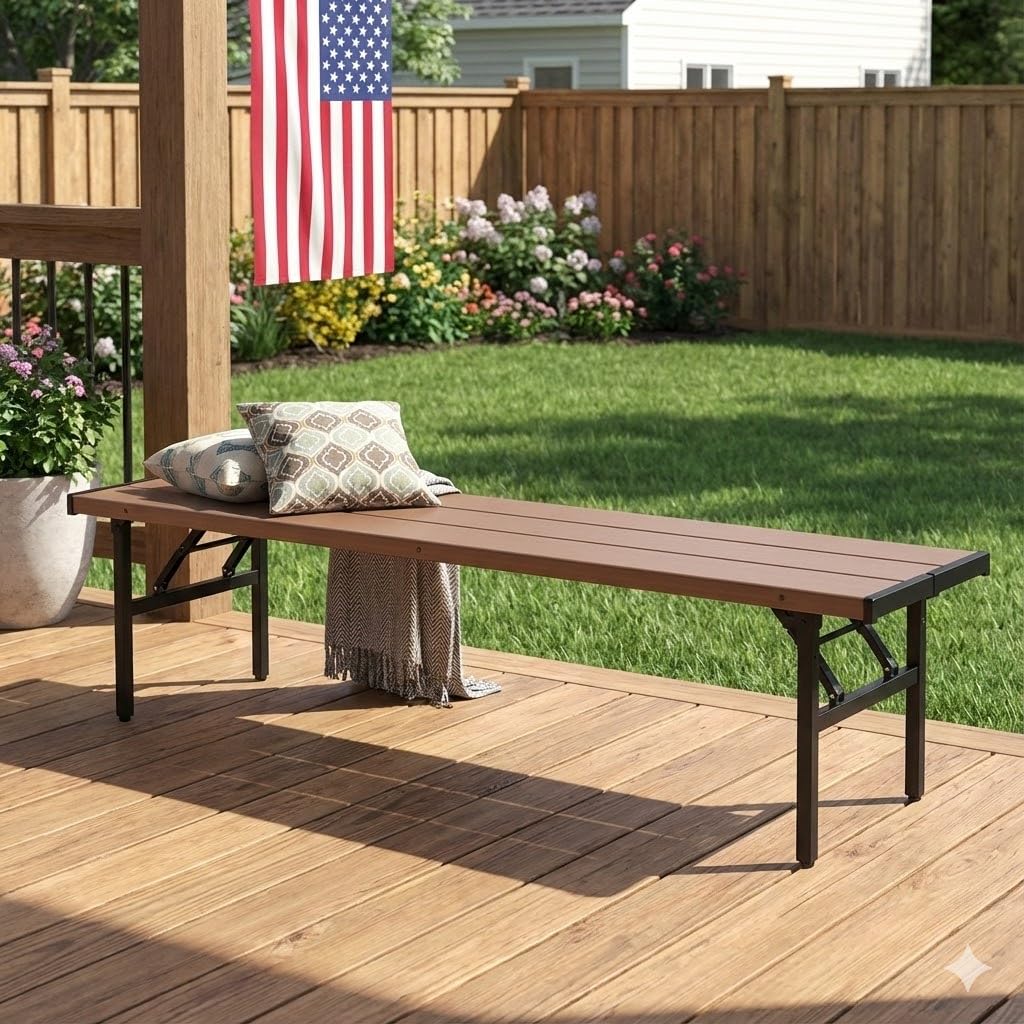 Amazon.com: GL GLOBAL LIFE Collapsible Portable Folding Benches