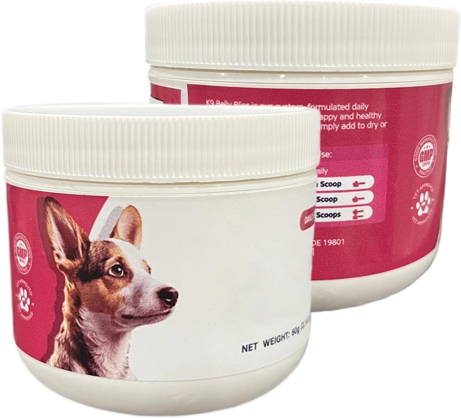 Pet Supplements, 60g Immune Support Powder, Nutritional Formula with Compact, Concentrated Health Booster, Wellness Supplement with Powdered Texture, Dietary Aid Accessories for Puppy Growth