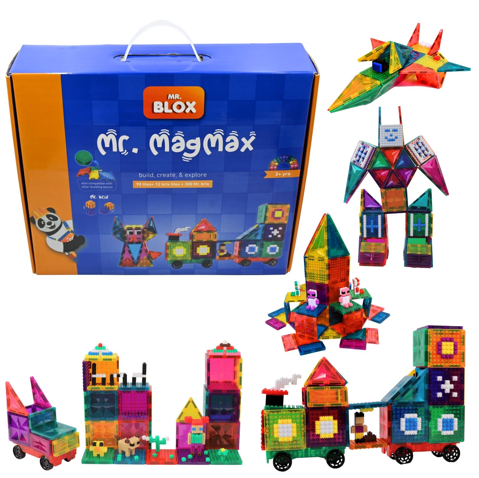 STUDIO ZUND （12枚組BOX ）/ MAGMA マグマ MR. BLOX Mr. Magmax Large Puzzle Blocks | Building Toy for Kids