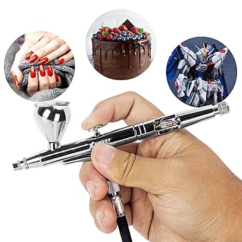 Amazon | XDOVET エアブラシ ダブルアクション 重力式 エアー