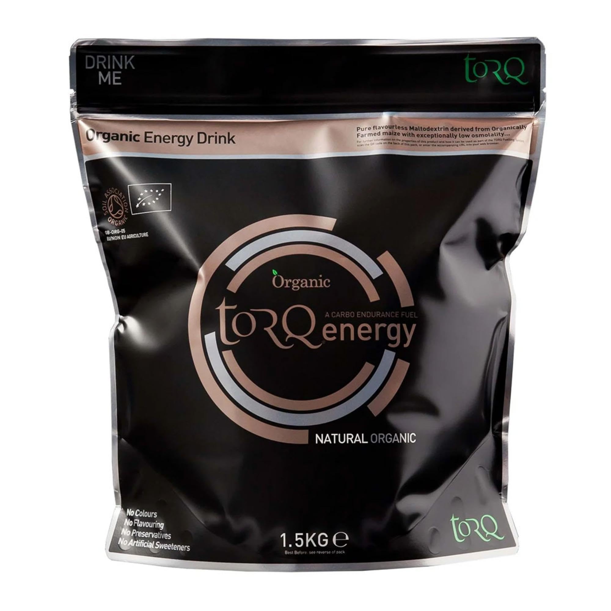 TORQ Flavoured Electrolyte Powder - Organic Isotonic Hydration Powder with Electrolytes Drink | Fast Delivery Energy Drink with High Carbohydrates and Sodium | 45 Single Servings