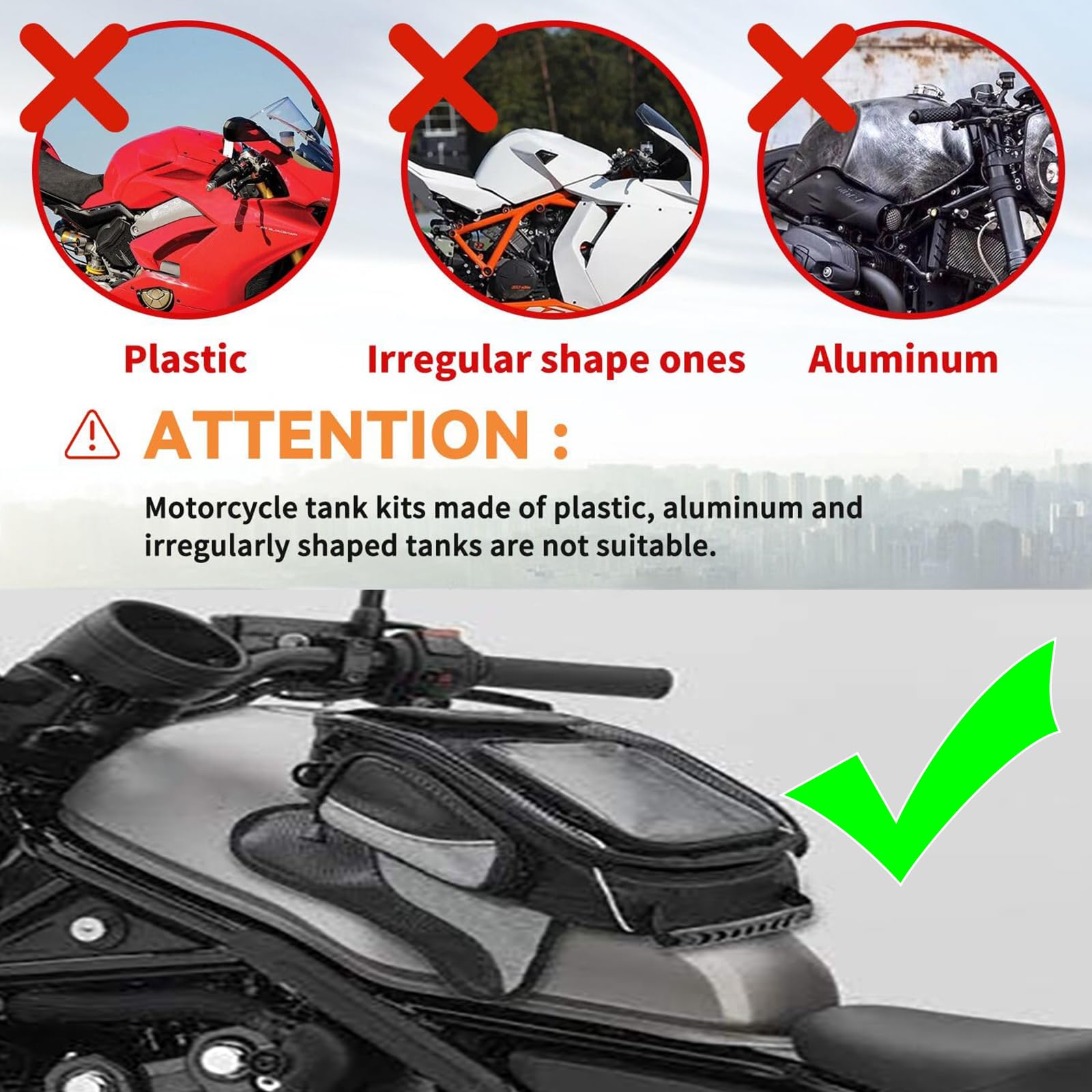 Sacoches Réservoir Magnétique pour Moto pour Triumph Scrambler, Sac à Dos de Moto avec étui pour Téléphone à écran Tactile, Sac de Rangement de Voyage pour Moto