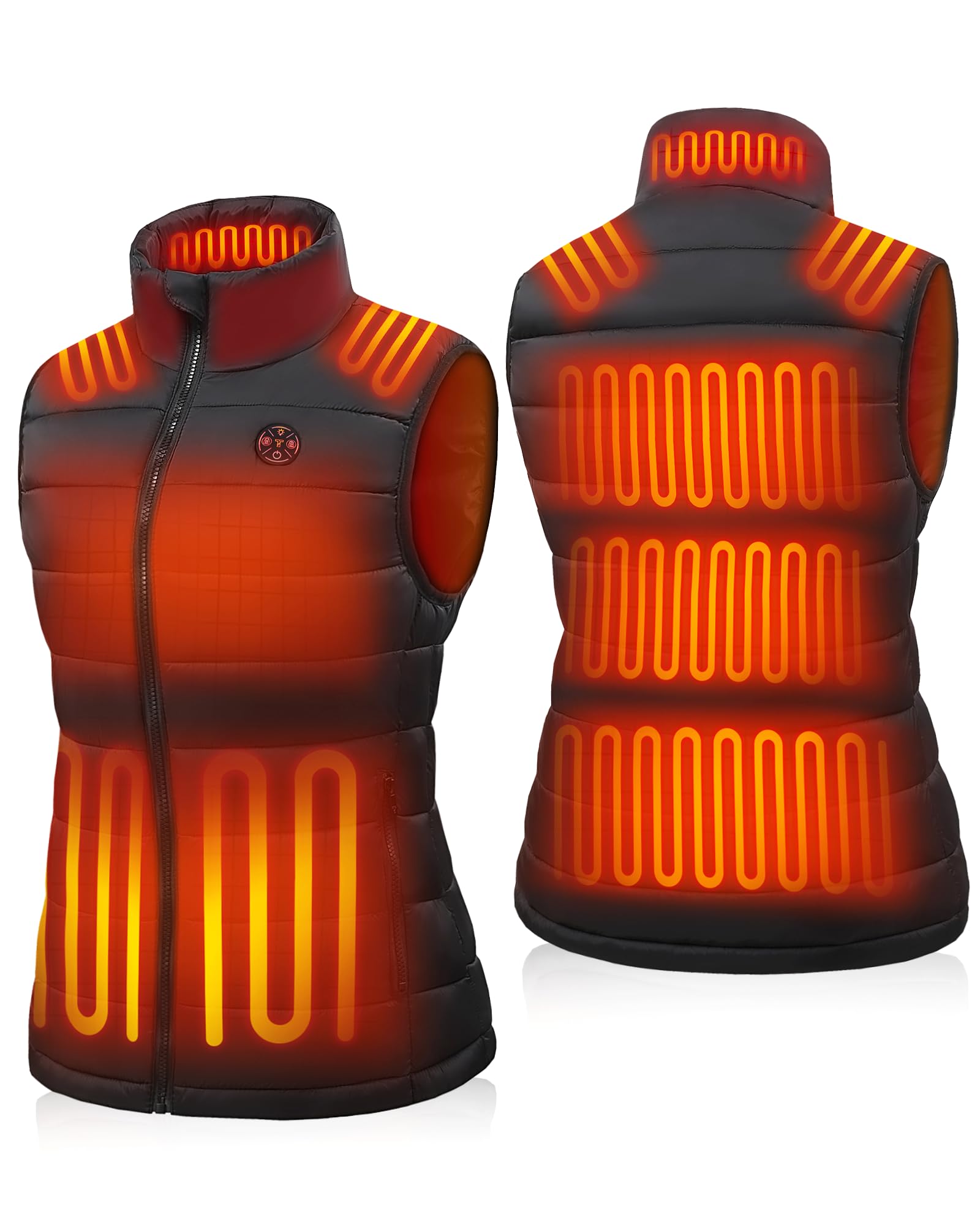 Women Heated Vest with 16000mAh Battery Pack Included Electric Heating Vests Lightweight 7 4V for Outdoor Hiking