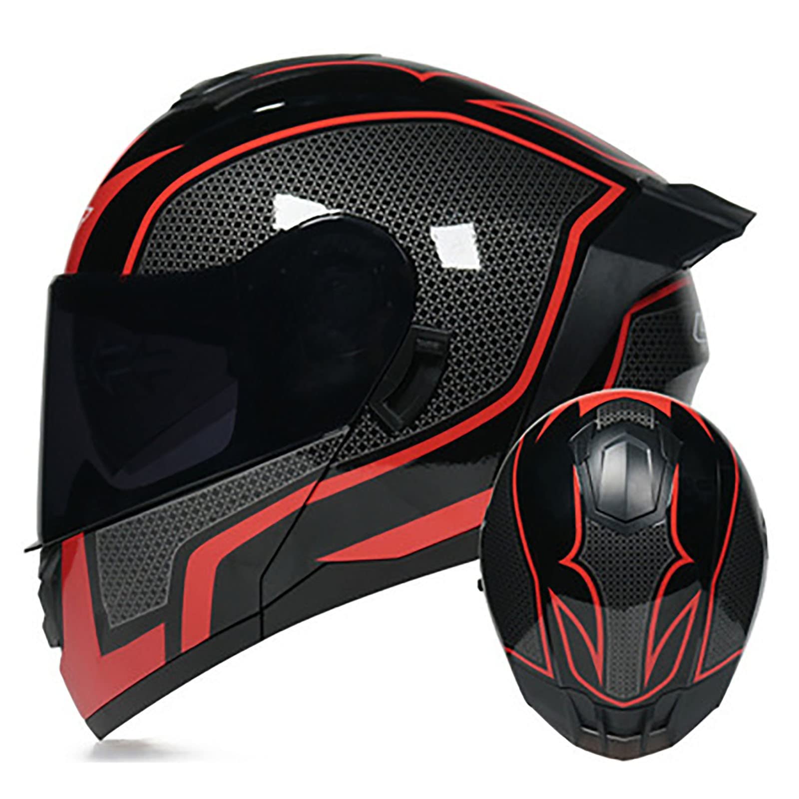Buy Flip Up Front Modular Motorbike Helmet ECE Approved Full Face C