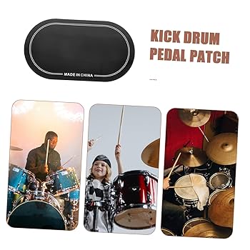 Amazon | Vaguelly 2個ドラムヘッドパッド 強化保護マット