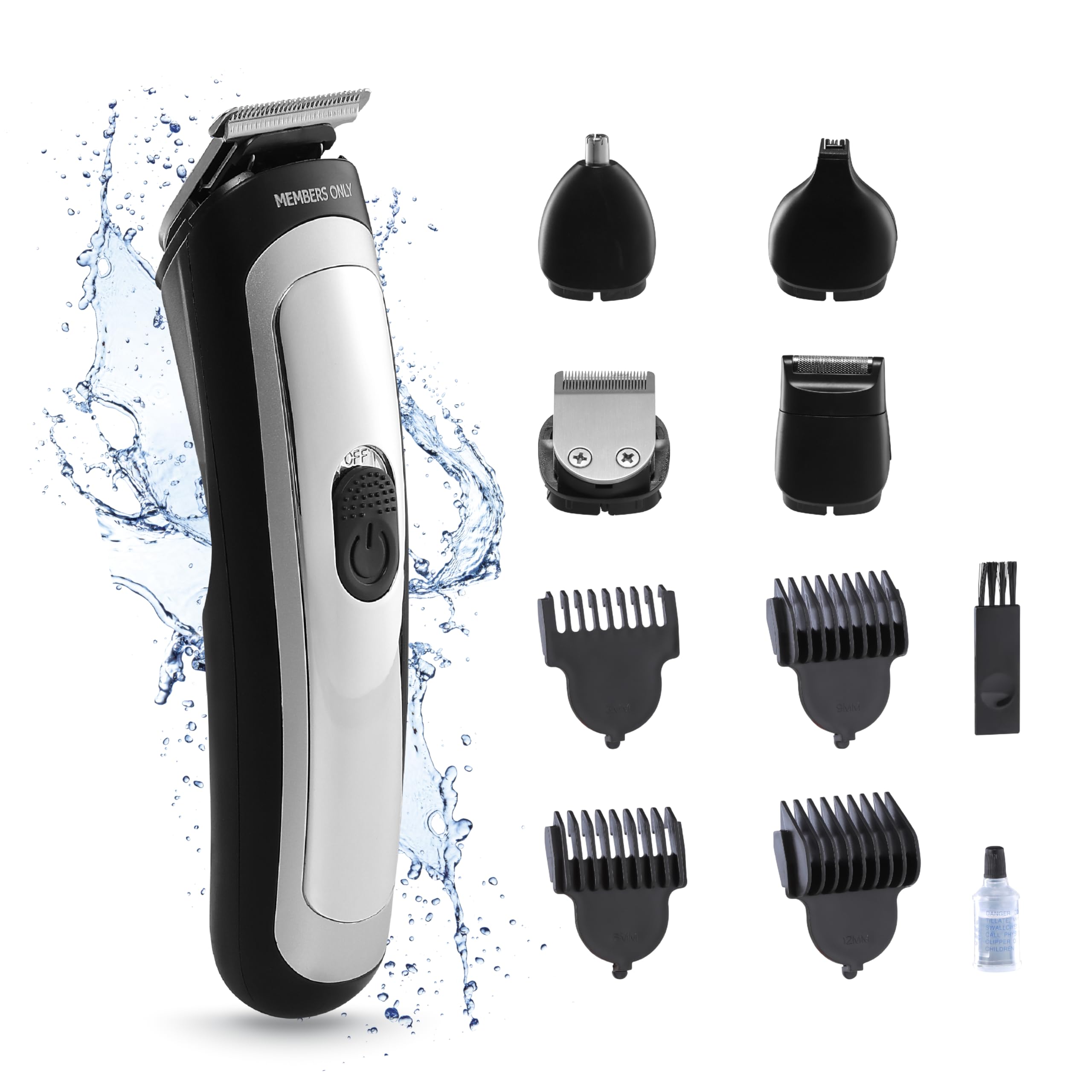 Amazon.com: Members Only Trimmer for Men, Premium Lithium Cordless