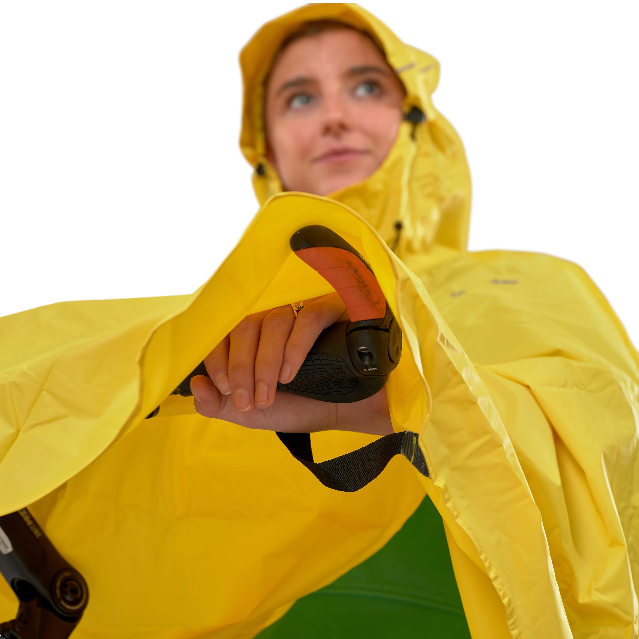 LOWLAND OUTDOOR® Poncho de Lluvia para Bicicleta