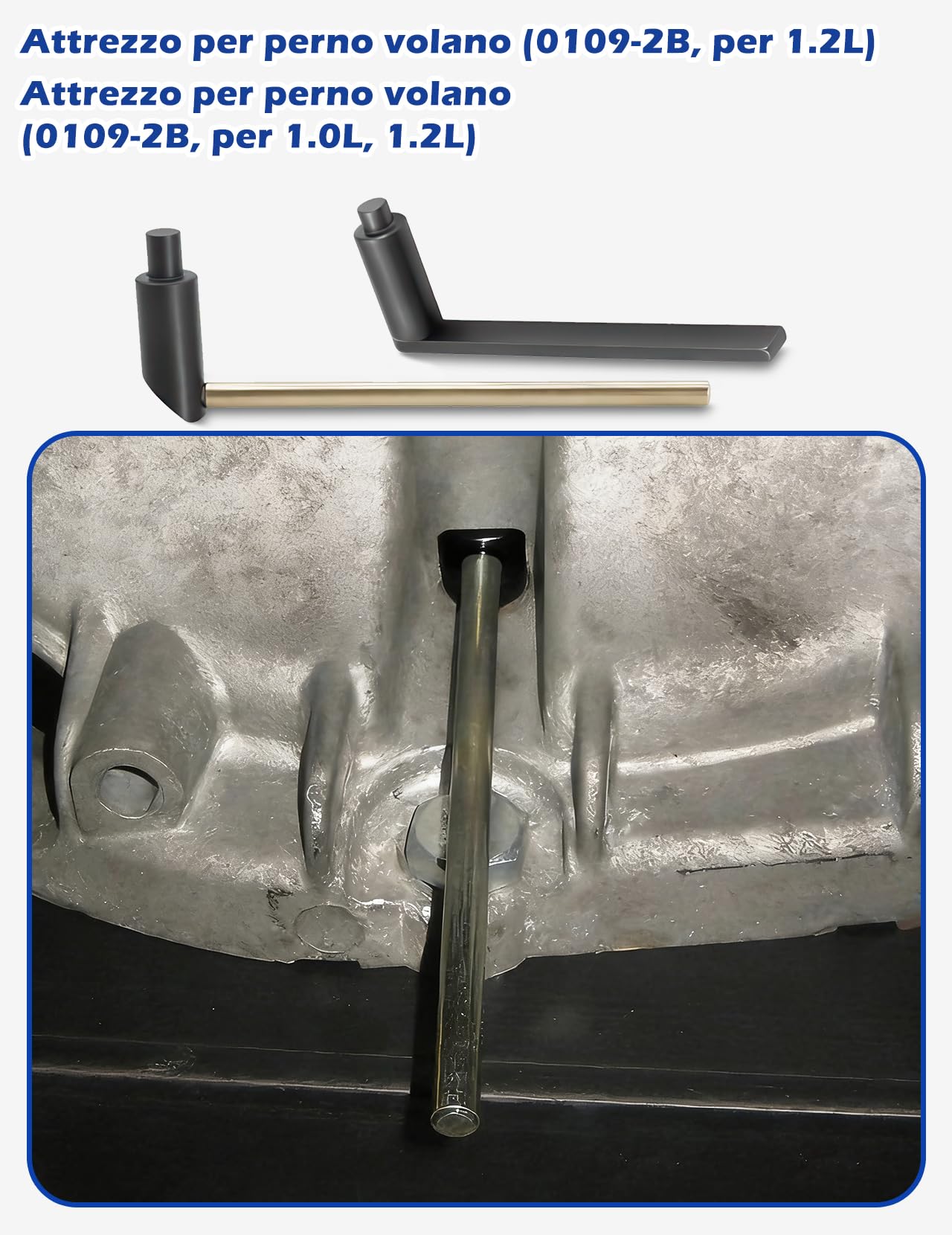 Kit di Utensili per la distribuzione Motore 7 Pezzi per Citroen Peugeot Opel 1.2 PureTech, Strumenti Completi di Blocco Albero a camme e volano Incluse Tutte e 5 Le Parti Funzionali